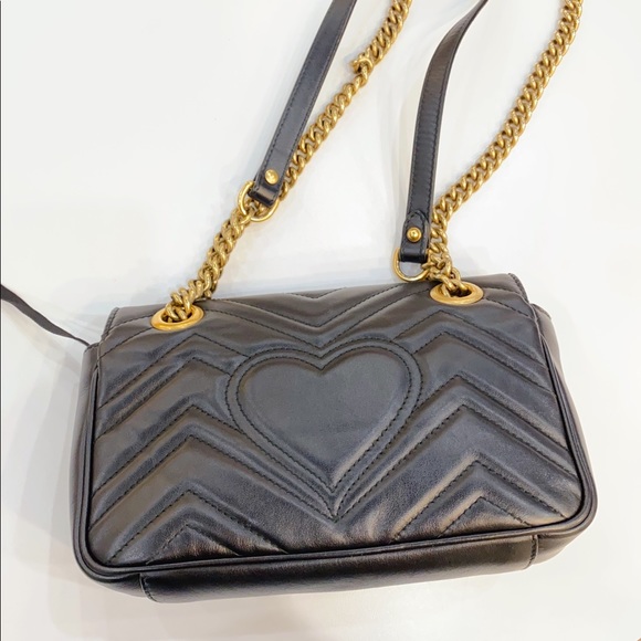 Gucci Calfskin Matelasse Mini GG Marmont Bag - Picture 2 of 6